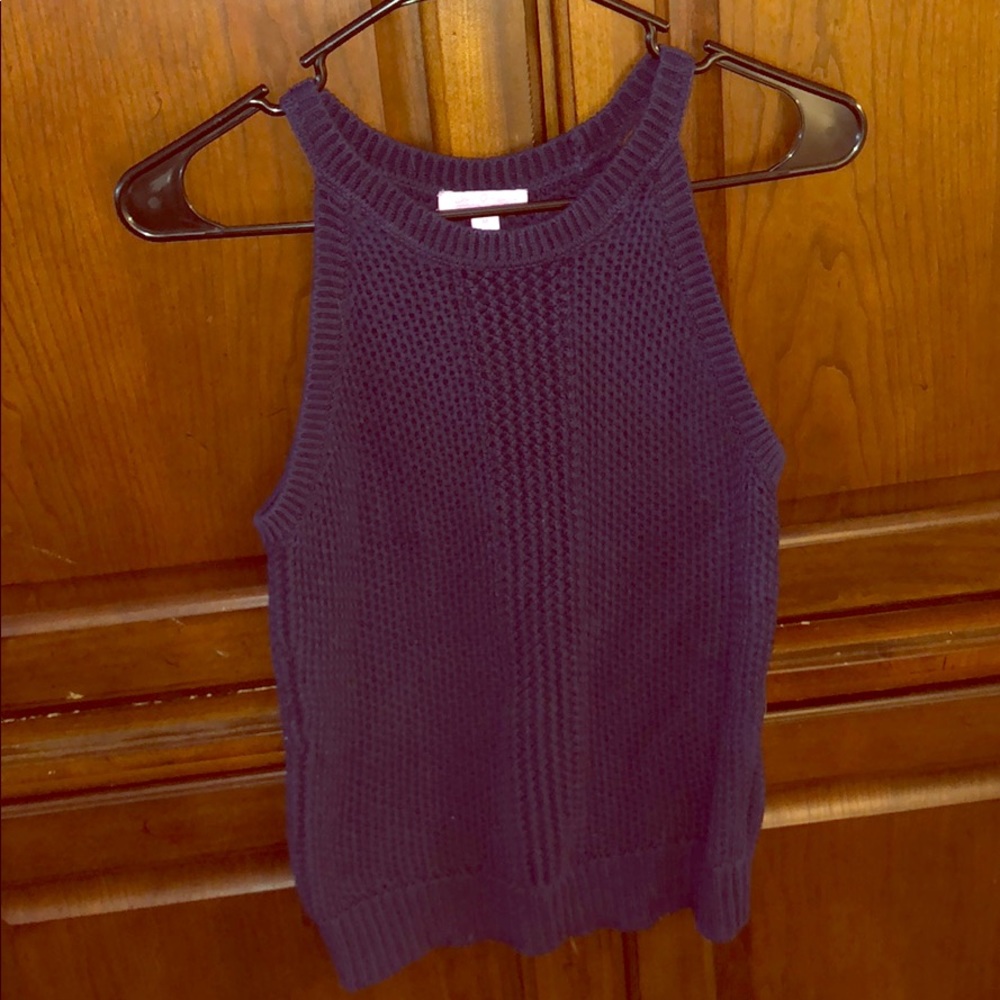 Lilly Pulitzer Navy Sweater Tank